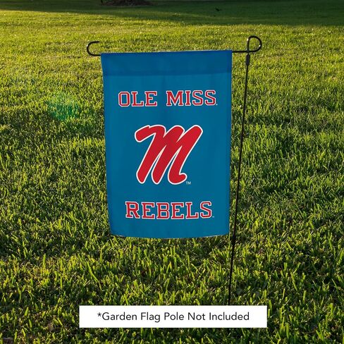 Desert Cactus University of Mississippi Um Garden Flag - 19 × 12 بوصة Mississippi Old Miss Rebels Banner ، للعرض في الهواء الطلق والأحداث (التصميم N) in Saudi Arabia