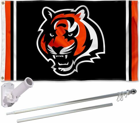 Cincinnati Bengals Flag Pole and Bracket Kit in Kuwait