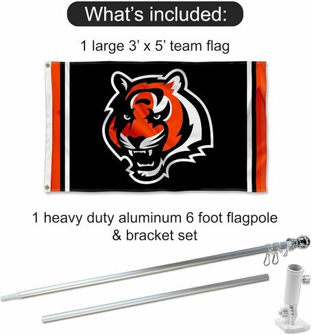 Cincinnati Bengals Flag Pole and Bracket Kit in Kuwait