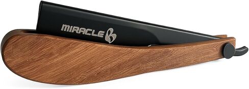 MIRACLE Straight Razors for Men, Straight Edge Razor Shaving Kit, Mens Straight Razor Compatible with Disposable Single Edge Steel Blades in Saudi Arabia