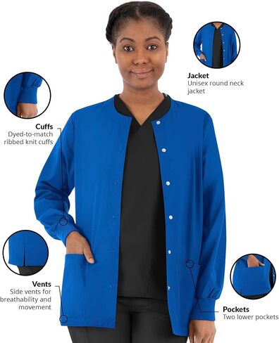 Maevn Core Unisex Snap Jacket in Kuwait