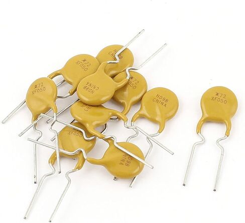 10pcs 72V 500mA 0.5A Resettable Fuse Radial PPTC Polyswitch X72 XF050 in Saudi Arabia