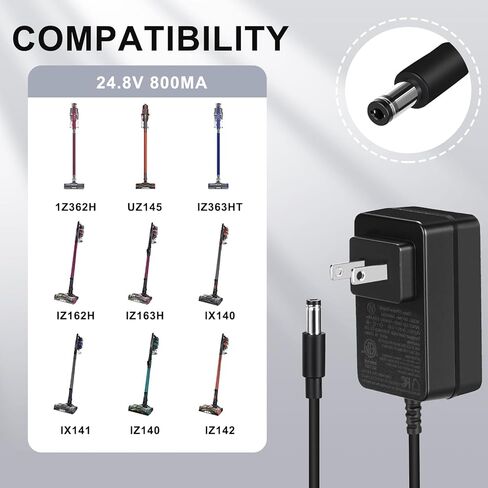 24.8V Replacement for Shark Cordless Vacuum Charger DK33-248080H-U, Compatible with Shark Rocket Pro IX140H IX141 IZ140 IZ142 UZ145 UZ365H IZ162H IZ163H IZ362H IZ363H IZ162HC WZ140 XBCHGX140 XSBT620 in Kuwait