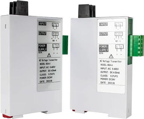 4-20MA 0-10V Transmitter 0-1A 0-10A to RS485 DC جهاز إرسال جهد الجهد 0-100V 0-200V محول الجهد الحالي (AC 0-200V_4-20MA_DC24V) in Saudi Arabia
