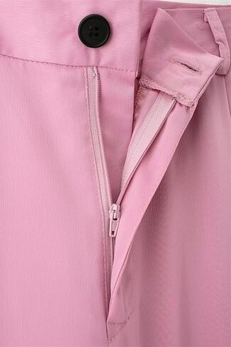 Women's Retro Casual Solid Color Draped Pocket Straight Loose Pants in Saudi Arabia
