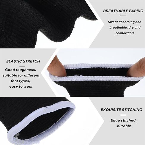 2 Pair Kids Ankle Brace Stabilize Joints, Child Ankle Support Compression Sleeves,Knitted Ankle Support Brace Ankle Sleeve for Jogging Running Gymnast Fitness 7-12 Years Boys Girls (Black) in Kuwait