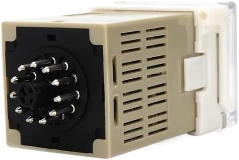 DH48J-11A 11 PIN Contact/Sensor Signal Inport Digital Counter Relay DH48J-11A 12V to 380V وظيفة ذاكرة فشل الطاقة مع قاعدة (AC36V) in Saudi Arabia