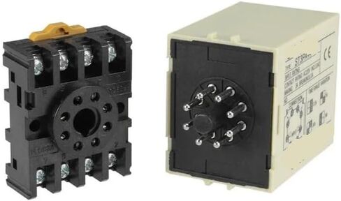 ST3PA Series Time Relay/Timer ST3P A-A-A/B/C/D/E/F/G (AC 220V 110V DC 24V 12V البديل) in Kuwait
