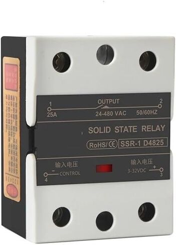 Solid State Relay 10A 25A 40A 60A 80A 100A 120A DC-AC AC-AC DC-DC Single Phase Non-Contact 24-480VAC(AC-AC,25A) in Saudi Arabia