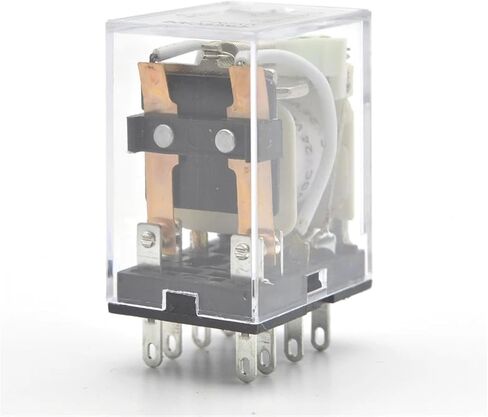 10 أجهزة كمبيوتر لمرحلات التحكم المصغرة بالجملة المرحلة الوسيطة الصغيرة AC 12V DC C24 AC220 HH52P HH53P HH54P (24V ، HH64P AC) in Kuwait