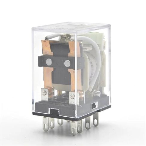 10 أجهزة كمبيوتر لمرحلات التحكم المصغرة بالجملة المرحلة الوسيطة الصغيرة AC 12V DC C24 AC220 HH52P HH53P HH54P (24V ، HH64P AC) in Saudi Arabia