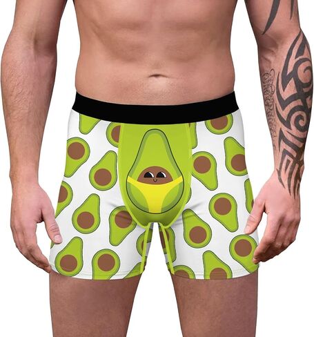 Ainuno Novelty Boxers Mens Funny Boxer Briefs Underwear Gag Gifts for Men No Fly in Saudi Arabia