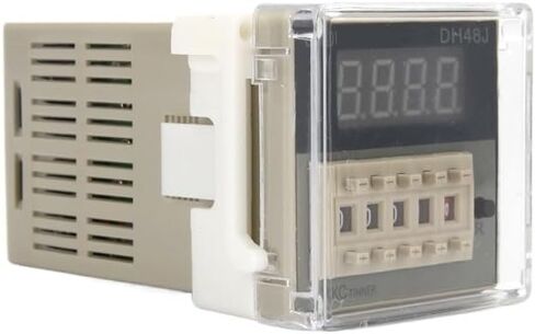 DH48J-8 Electronic preset Digital counters acyclic Display counters 1-999900 Relay 8PIN with Base DC12V/24V/36V AC110V/220V/380V(AC 380V) in Saudi Arabia