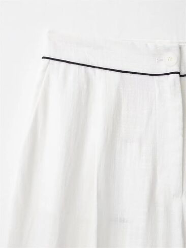 Women's Loose Solid Color Straight Wide-Leg Trousers in Kuwait