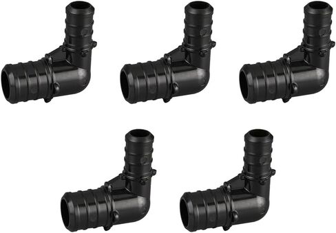 (حزمة من 5) Topaipe 3/4 بوصة PEX بولي 90 درجة كوع ، PPSU للأنابيب ، تجهيزات polumping plumbing أدوات السباكة ، موصل الكوع المناسب لأنابيب أنابيب PEX ، ASTM F2159 in Kuwait
