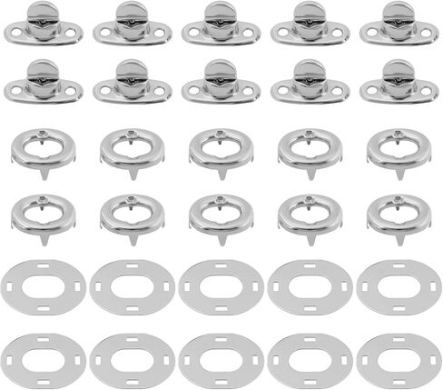 10pcs twist قفل القفل المنطقي القفل قفل زر الدوار المعدني للقوارب قوارب الشراعية RVS Dinghy 32.8x14.4x13mm/32x26.6mm/26x21.2mm in Saudi Arabia
