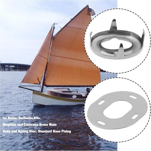 10pcs twist قفل القفل المنطقي القفل قفل زر الدوار المعدني للقوارب قوارب الشراعية RVS Dinghy 32.8x14.4x13mm/32x26.6mm/26x21.2mm in Saudi Arabia