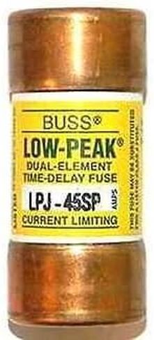 LPJ-45SP BUSSMANN 45 AMP FUSE CLASS J 200K IR LOW-PEAK, CURRENT LIMITING, DUAL ELEMENT TIME-DELAY LPJ45SP in Saudi Arabia