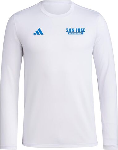 adidas Men's San Jose Earthquakes Pre-Game Long Sleeve T-Shirt in Saudi Arabia