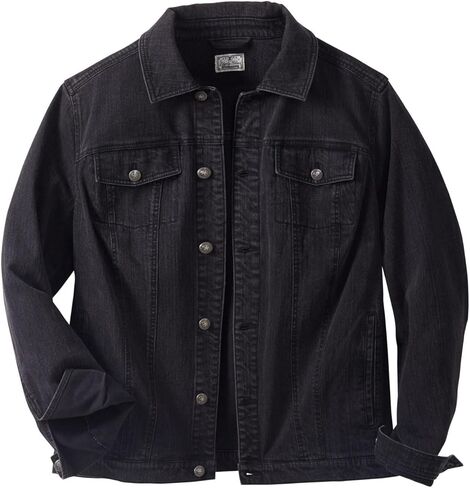 Liberty Blues by KingSize Men's Big & Tall Denim Jacket in Saudi Arabia