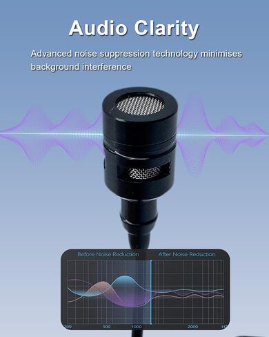 Microphone لافالييه لنظام جهاز إرسال الجسم اللاسلكي للتكنولوجيا الصوتية in Kuwait