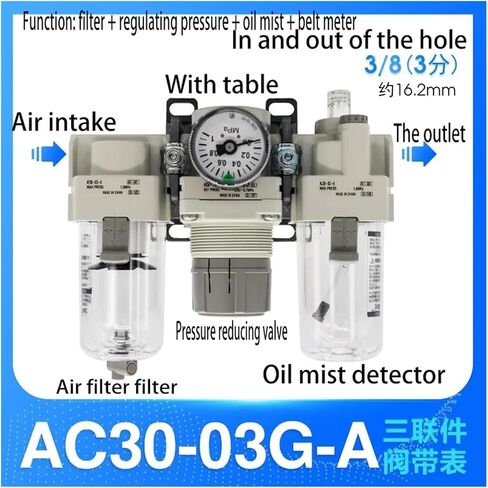 Filter Separator Filter Regulator Valve AW20 30 40-02-03-04 AC20 30 AR20-02-A AR30-03BG-A AC30A-03G-A(AR40-04BG-A) in Saudi Arabia