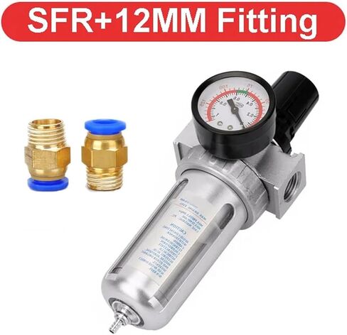 SFC400 SFC300 SFC200 1/4 1/2 Pneumatic Parts Air Compressor Filter Regulator Oil Water Separator Trap Regulator Valve(SFR w PC12,200) in Saudi Arabia