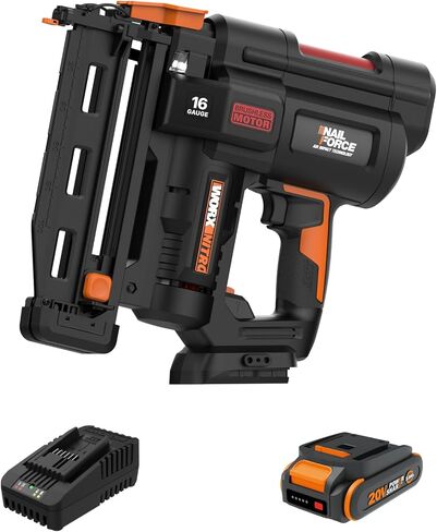 Worx WX840L 20V Power Share Cordless 18 Gauge Nail & Staple Gun in Saudi Arabia
