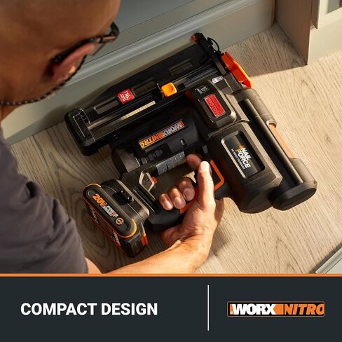 Worx WX840L 20V Power Share Cordless 18 Gauge Nail & Staple Gun in Saudi Arabia