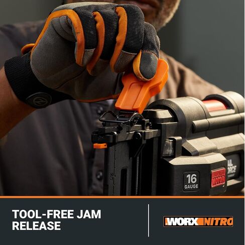 Worx WX840L 20V Power Share Cordless 18 Gauge Nail & Staple Gun in Saudi Arabia