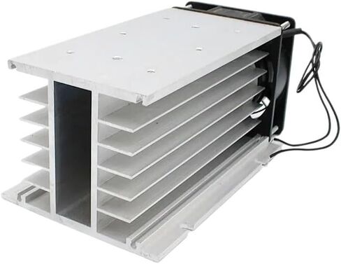 Radiator with Fan for Three-Phase Solid State Relay SSR Heat Sink 60A H-150 in Saudi Arabia