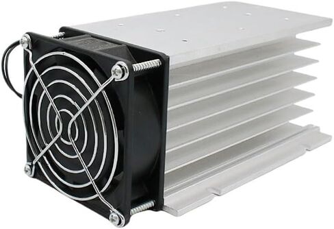 Radiator with Fan for Three-Phase Solid State Relay SSR Heat Sink 60A H-150 in Saudi Arabia