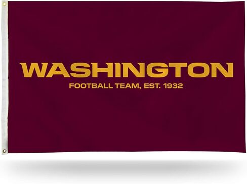 فريق Rico Industries NFL Washington Football Team 3 أقدام و 3 أقدام وعلم شعار واحد مع Gromsets in Kuwait