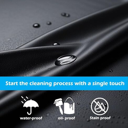2-piece waterproof rubber vinyl apron 40 inch for dishwasher lab butcher cooking kitchen black men/women chef apron heavy duty chemical work extra long grill with adjustable bib in Saudi Arabia