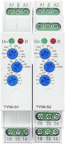 TY09-S1 S2 ترحيل الوقت متعدد الوظائف لمعدات إضاءة المعدات الصناعية 16A AC/DC12-240V AC230V (TY09-S1 ACDC12V-240V) in Saudi Arabia