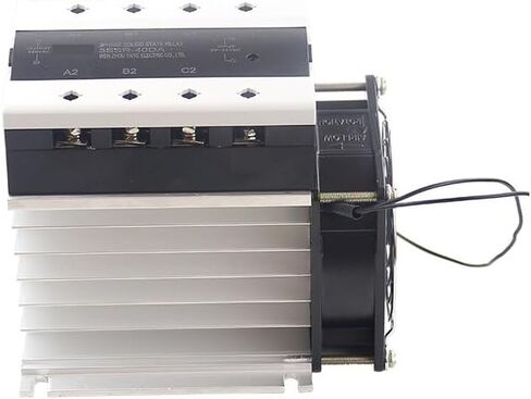 40/60/00/100/120/150/200A ترحيل الحالة الصلبة ثلاثية المراحل DC Control AC 380V 40A SSR-3 DC-AC مجموعة كاملة (التتابع ، بالارتداد الحراري ، المروحة) (40DA) in Saudi Arabia