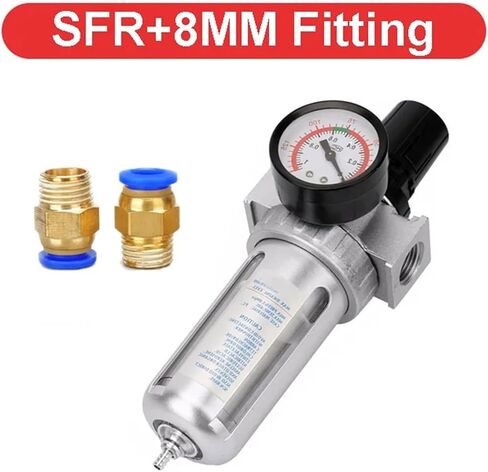 SFC400 SFC300 SFC200 1/4 1/2 Pneumatic Parts Air Compressor Filter Regulator Oil Water Separator Trap Regulator Valve(SFR w PC6,400) in Saudi Arabia