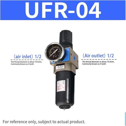 صمام تقليل الهوائية ur/uf/ul/ufr/ufrl مصدر زيت مياه مياه منظم ضغط الهواء منظم ضغط الهواء ufr-02 uf-03 (UFR-02) in Kuwait