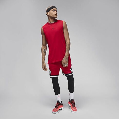 Jordan Sport Men's Dri-FIT Sleeveless Top (Gym Red/Black, FN5856-687) in Saudi Arabia