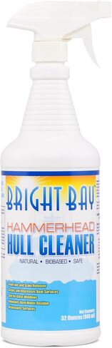 Hull Cleaner 32 Ounces| Advanced Non-Corrosive Formula for Marine Growth, Rust, and Calcium Removal | Safe for Fiberglass, Aluminum, Chrome & Glass in Saudi Arabia