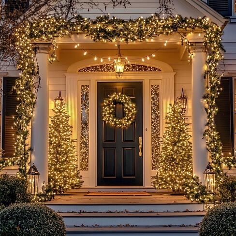 Dazzle Bright 60 Pcs Replacement Christmas Mini Light Bulbs, Warm White Incandescent String Lights With Green Base, 2.5 V for Indoor Outdoor Xmas Tree Decor, 170 mA, 0.42 Watt in Kuwait