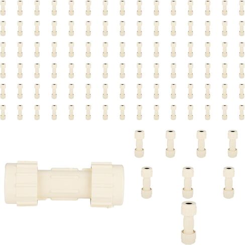 5 حزمة Foskan CPVC اقتران ضغط 3/4 "， موصل مع حشية المطاط ، لا يوجد خيط أو لحام مطلوب ، مثالية لإصلاح الأنابيب أو ترقيات السباكة CPVC in Kuwait