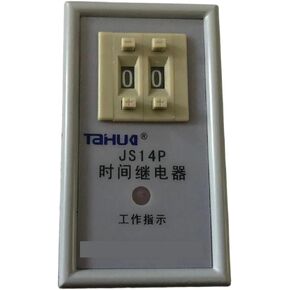 JS14P 4 دبابيس 1-99S AC 380V الطاقة في وقت التأخير مرحل التتابع جهاز التحكم والقاعدة in Kuwait