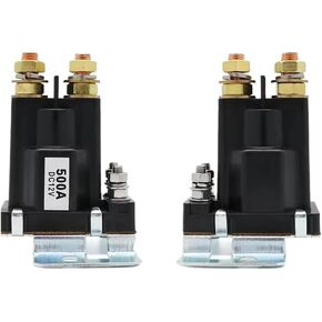 ترحيل بدء البطارية المزدوج 4 دبوس حالي كبير 500A 12V 24VDC مفتاح طاقة سيارة ، بدء تشغيل التتابع ، بدء تشغيل Auto Contactor تيار ثقيل (500A 12V DC) in Kuwait