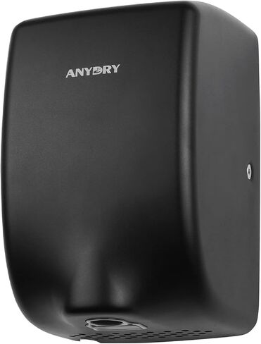 Compact Hand Dryer, High-Speed 1350W Airflow, Polished Stainless Steel Finish, Space-Saving for Commercial & Home Use, Model 2803Y in Saudi Arabia
