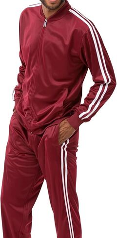 MONTIQUE Men’s Track Suit 2 Piece Set - Casual Jogging Sweat Suit for Men in Kuwait