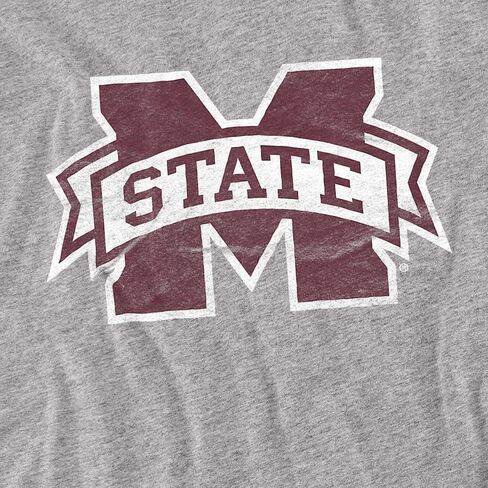 Mississippi State University Official Bulldogs Logo Unisex Adult T Shirt in Saudi Arabia