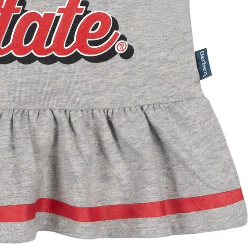 Gerber Girls 'Infant-2 Piece Toddler NCAA College Team Team Dress and Bloomer Set ، Infant-Ohio State Buckeyes in Kuwait