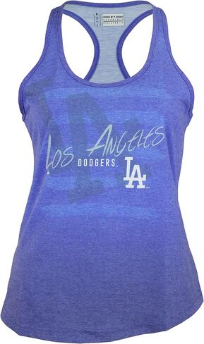 Foco MLB Los Angeles Dodgers Heather Stripe Tank - نساء صغير in Kuwait