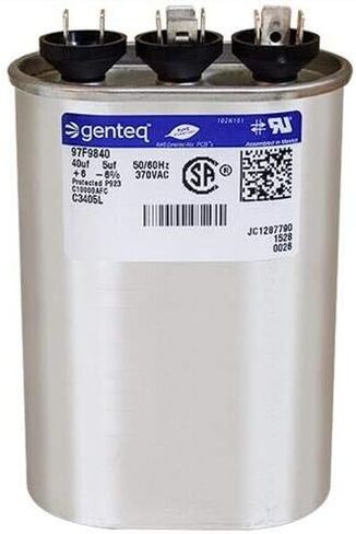 GE Genteq Oval Capacitor 40 5 UF MFD 370 VOLT Z97F9840 97F9840 in Kuwait